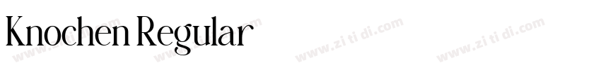 Knochen Regular字体转换 Knochen Regular字体转换